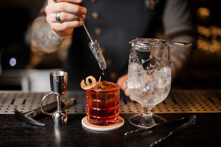 bartender at speakeasy