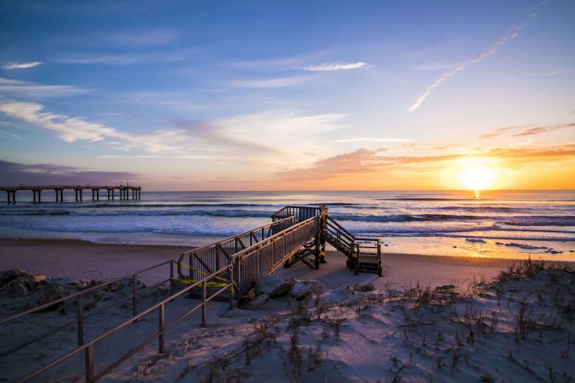 beach boardwalk st. augustine beach
